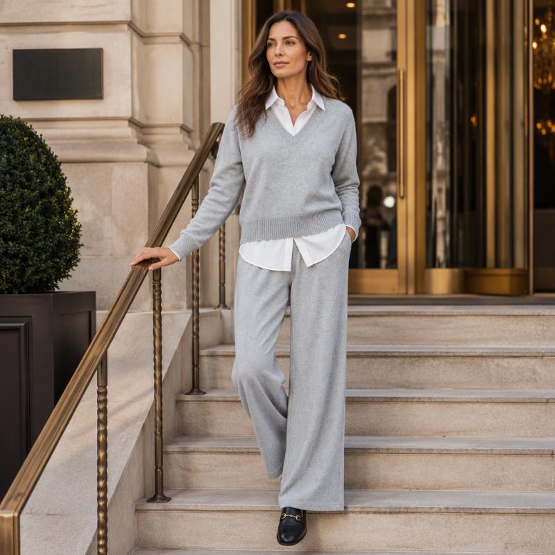 Women's Casual Cozy Knit 3-Piece Set