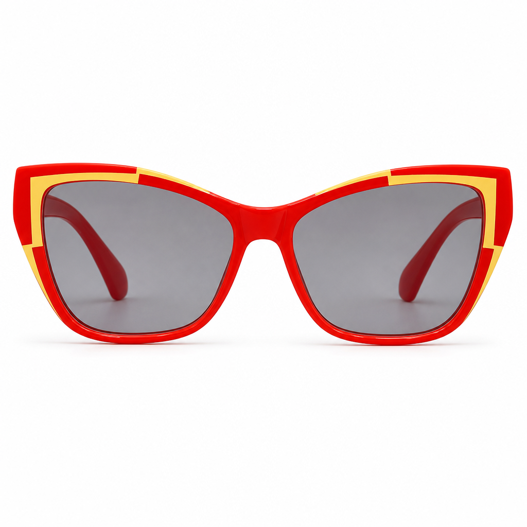 😎Cyberpunk Cat Eye Blue Light Blocking Glasses for Women Trendy Photochromic Clear Lens Eyeglasses
