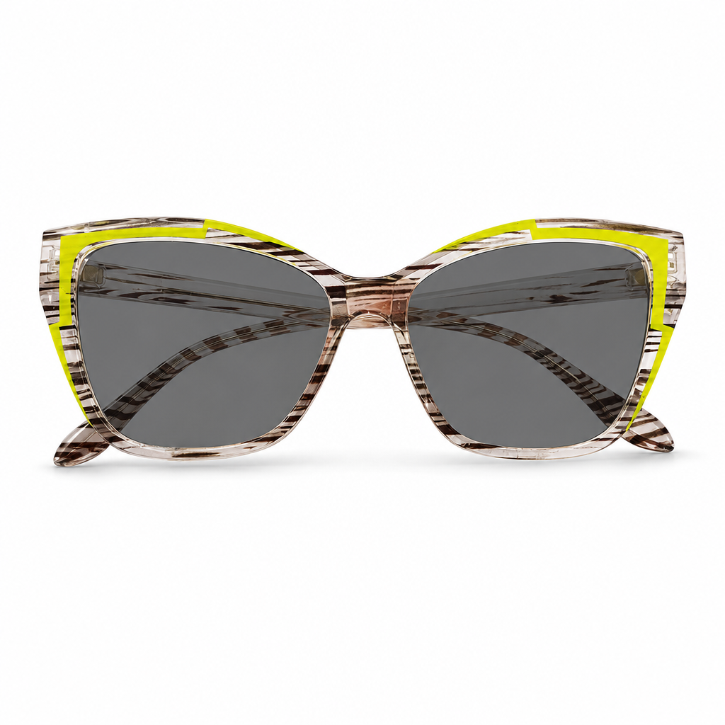 😎Cyberpunk Cat Eye Blue Light Blocking Glasses for Women Trendy Photochromic Clear Lens Eyeglasses