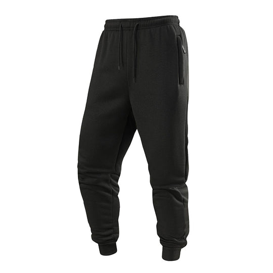 👖 Toasty Warmth, Secure Zip Storage | Men's Warm Joggers with Zipper Pockets