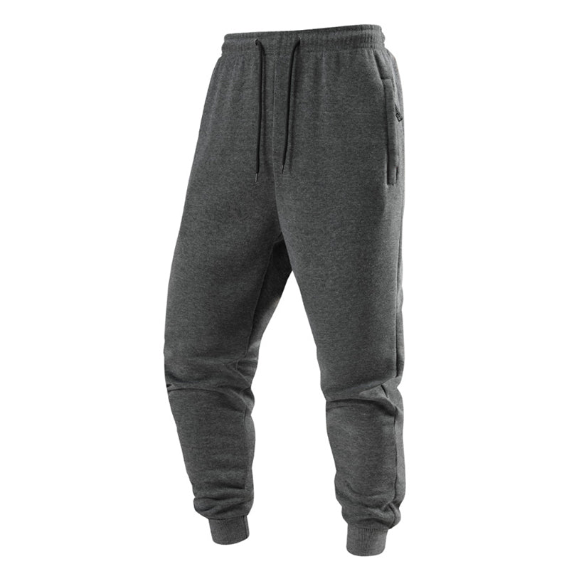 👖 Toasty Warmth, Secure Zip Storage | Men's Warm Joggers with Zipper Pockets