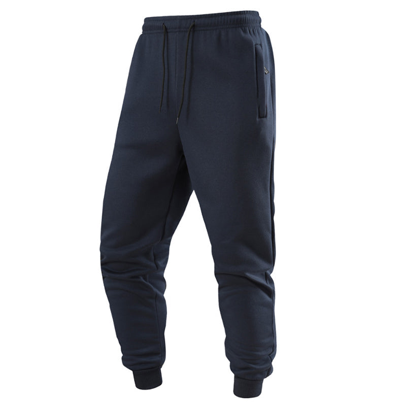 👖 Toasty Warmth, Secure Zip Storage | Men's Warm Joggers with Zipper Pockets