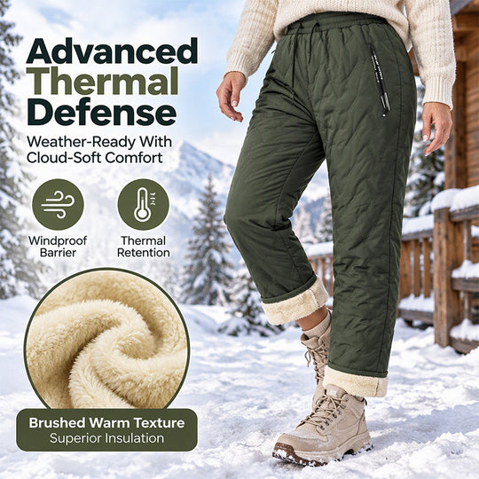 Women's Thick Plush-Lined Winter Pants⛰️𝙁𝙧𝙚𝙚 𝙎𝙝𝙞𝙥𝙥𝙞𝙣𝙜