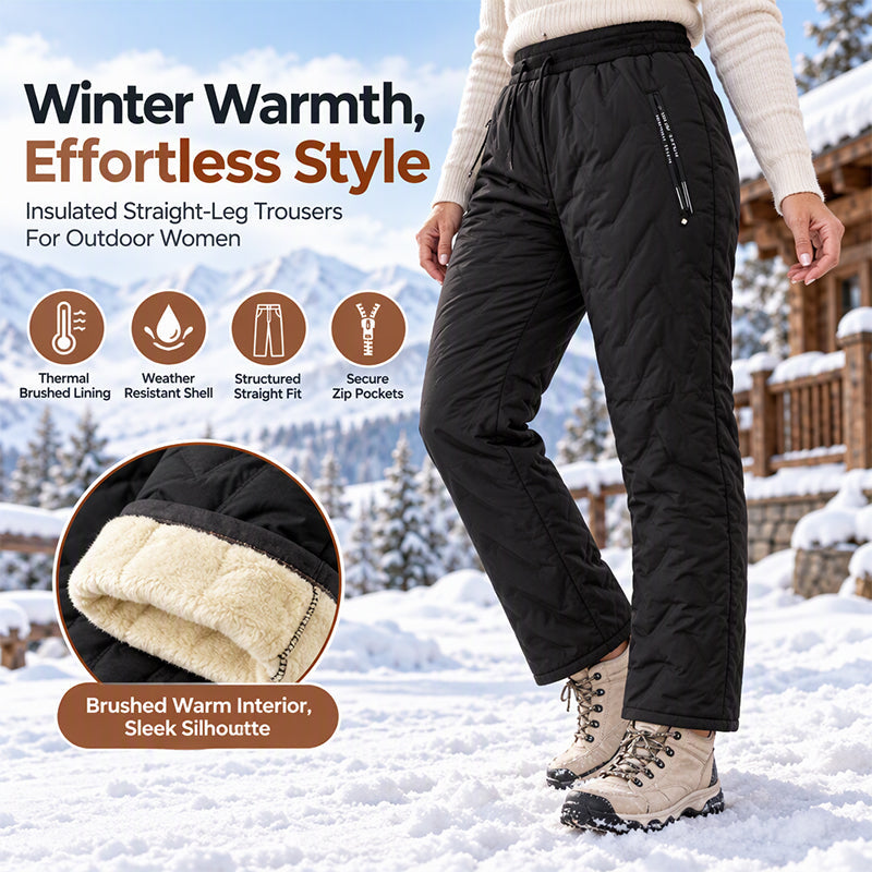 Women's Thick Plush-Lined Winter Pants⛰️𝙁𝙧𝙚𝙚 𝙎𝙝𝙞𝙥𝙥𝙞𝙣𝙜