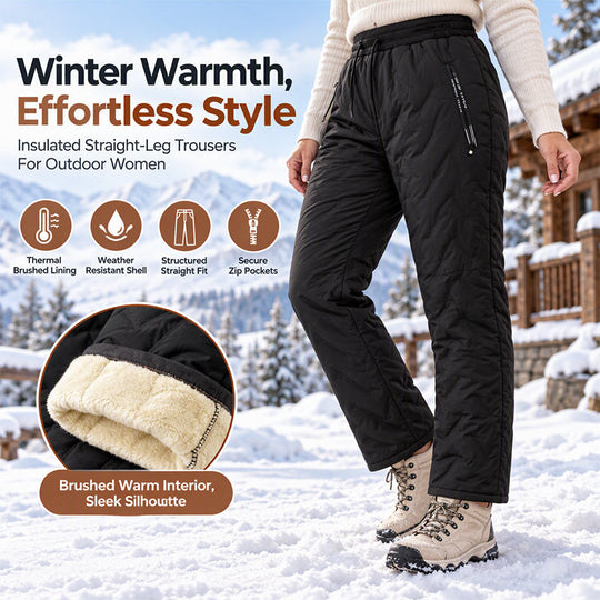 Women's Thick Plush-Lined Winter Pants⛰️𝙁𝙧𝙚𝙚 𝙎𝙝𝙞𝙥𝙥𝙞𝙣𝙜