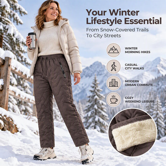 Women's Thick Plush-Lined Winter Pants⛰️𝙁𝙧𝙚𝙚 𝙎𝙝𝙞𝙥𝙥𝙞𝙣𝙜