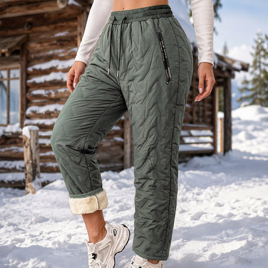 Women's Thick Plush-Lined Winter Pants⛰️𝙁𝙧𝙚𝙚 𝙎𝙝𝙞𝙥𝙥𝙞𝙣𝙜