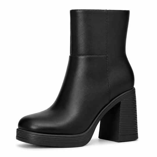 Thick Platform Chunky Heel Ankle Boots