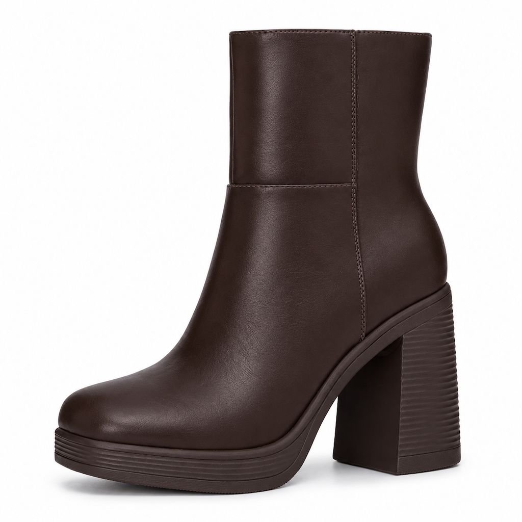 Thick Platform Chunky Heel Ankle Boots