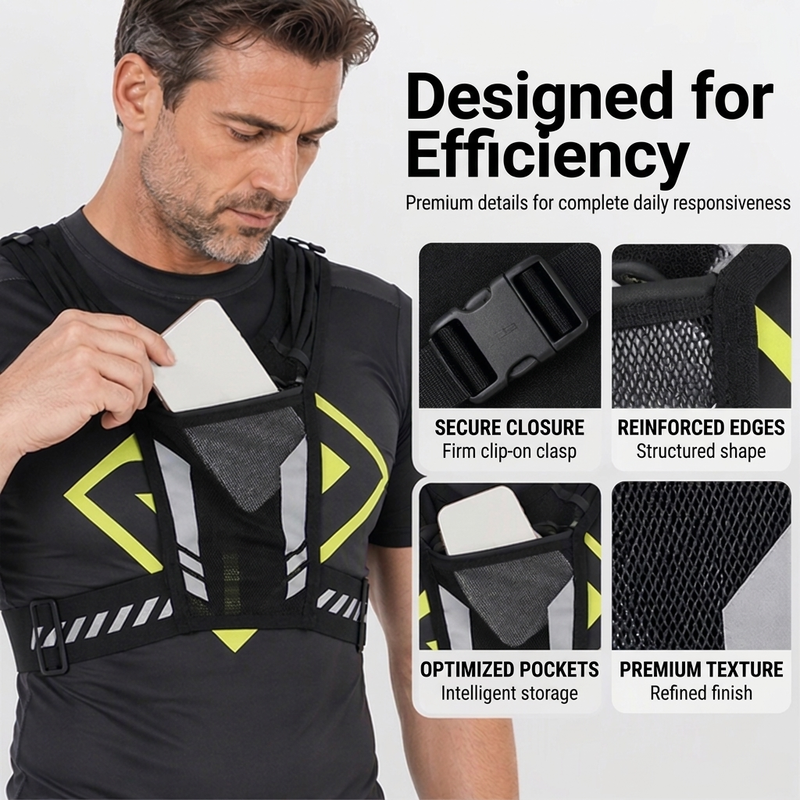 Running and Outdoor Hydration Vest for Phones