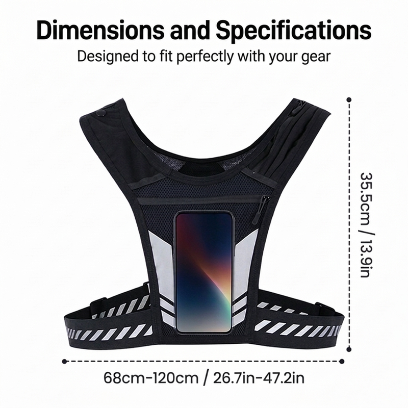 Running and Outdoor Hydration Vest for Phones