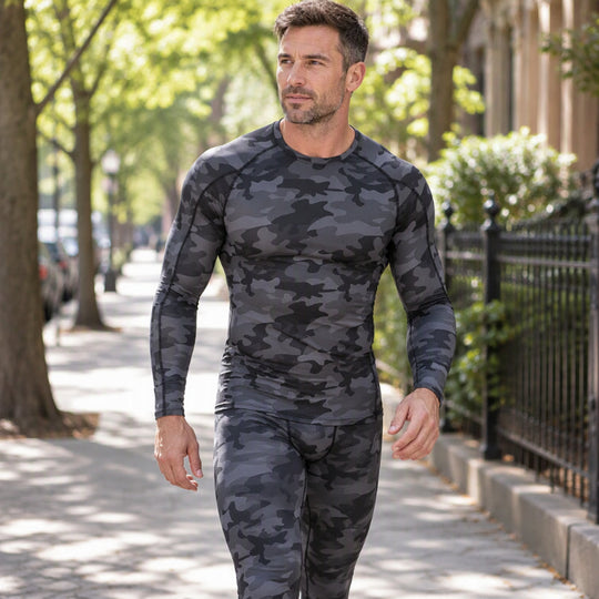 Men's Compression Workout Thermal Underwear Set