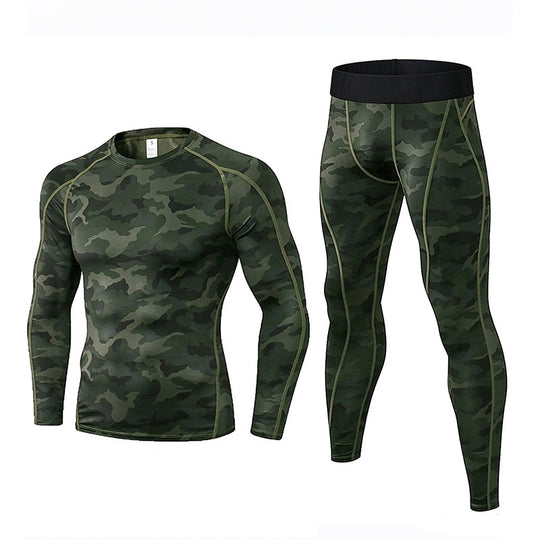 Men's Compression Workout Thermal Underwear Set