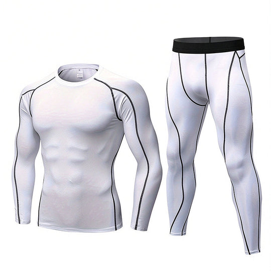 Men's Compression Workout Thermal Underwear Set