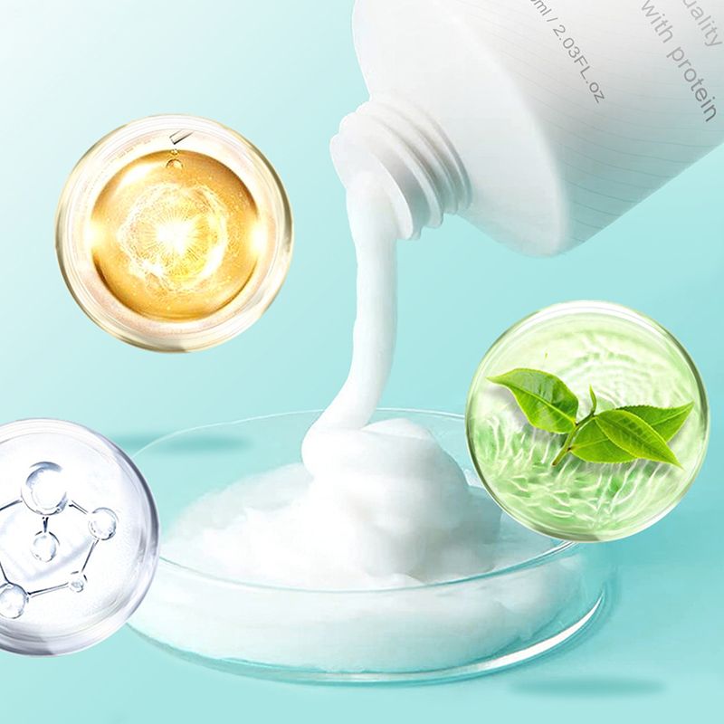 Crema di raddrizzamento dei capelli corretta alle proteine ​​（50% di sconto）