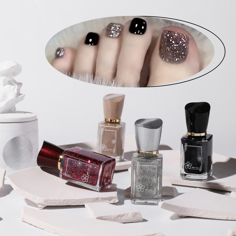 Ei-paista ja nopeasti kuivuva monivärinen kynsilakka