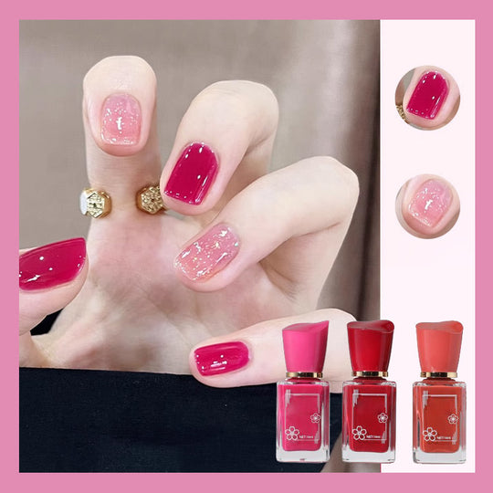 Ei-paista ja nopeasti kuivuva monivärinen kynsilakka