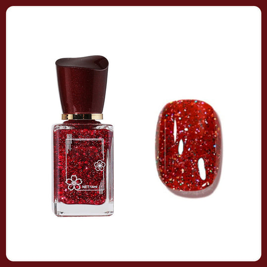 Ei-paista ja nopeasti kuivuva monivärinen kynsilakka