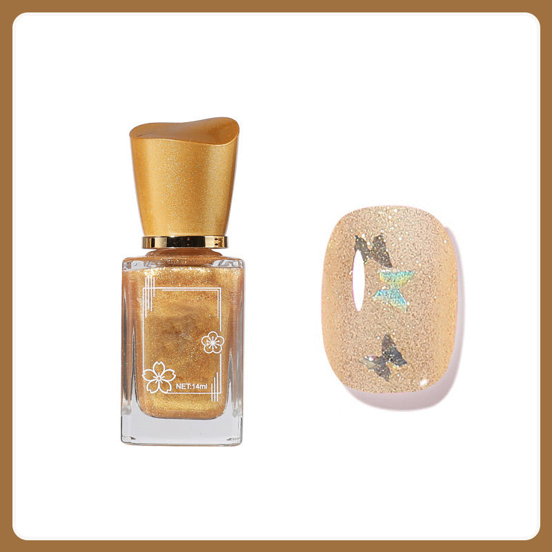 Ei-paista ja nopeasti kuivuva monivärinen kynsilakka