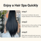 Hydratation et renforcement de l'huile de cheveux soyeuse