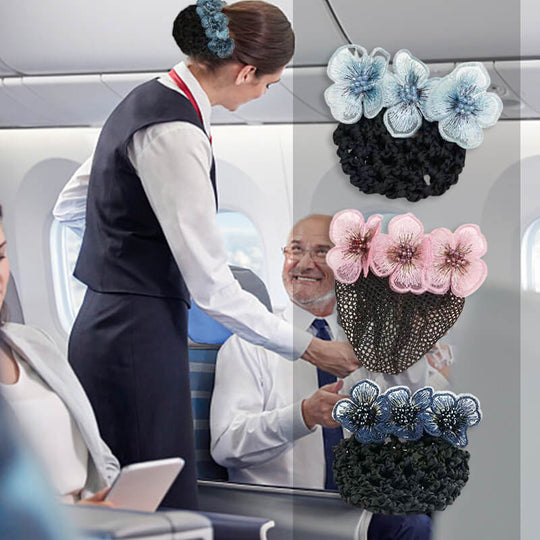 Plasă de păr detașabilă cu design floral (Cumpărați 1 și primiți 1 gratuit)