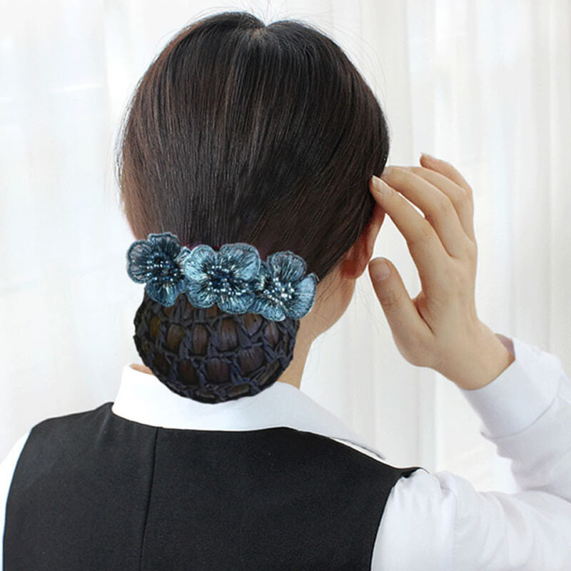 Plasă de păr detașabilă cu design floral (Cumpărați 1 și primiți 1 gratuit)