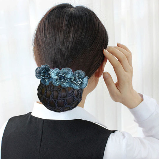 Plasă de păr detașabilă cu design floral (Cumpărați 1 și primiți 1 gratuit)