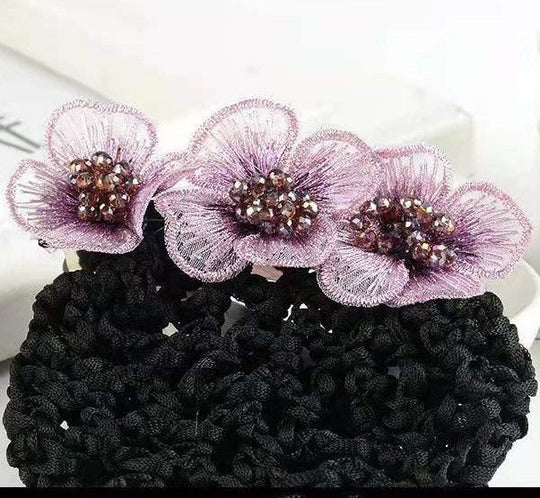 Plasă de păr detașabilă cu design floral (Cumpărați 1 și primiți 1 gratuit)