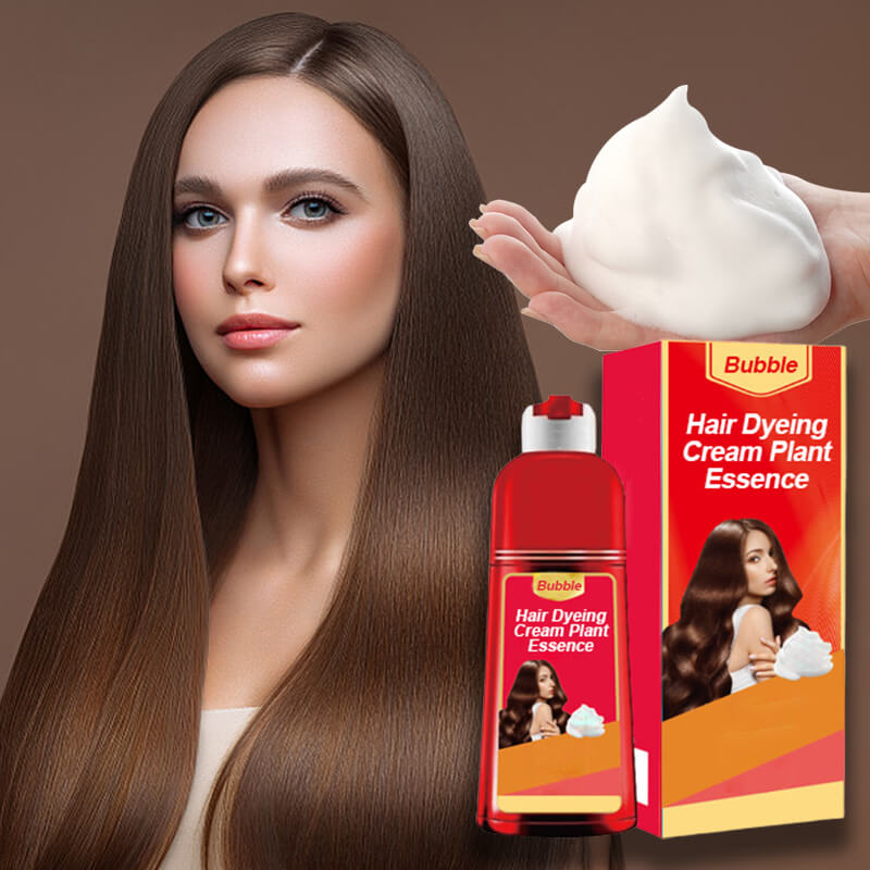 Bubbla hårfärgning grädde växt essens