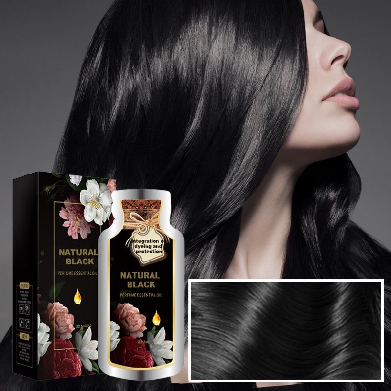 Tinte de cabello de burbujas de aceite esencial