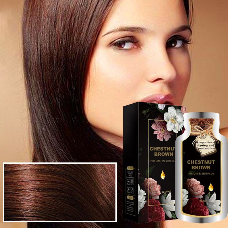 Tinte de cabello de burbujas de aceite esencial