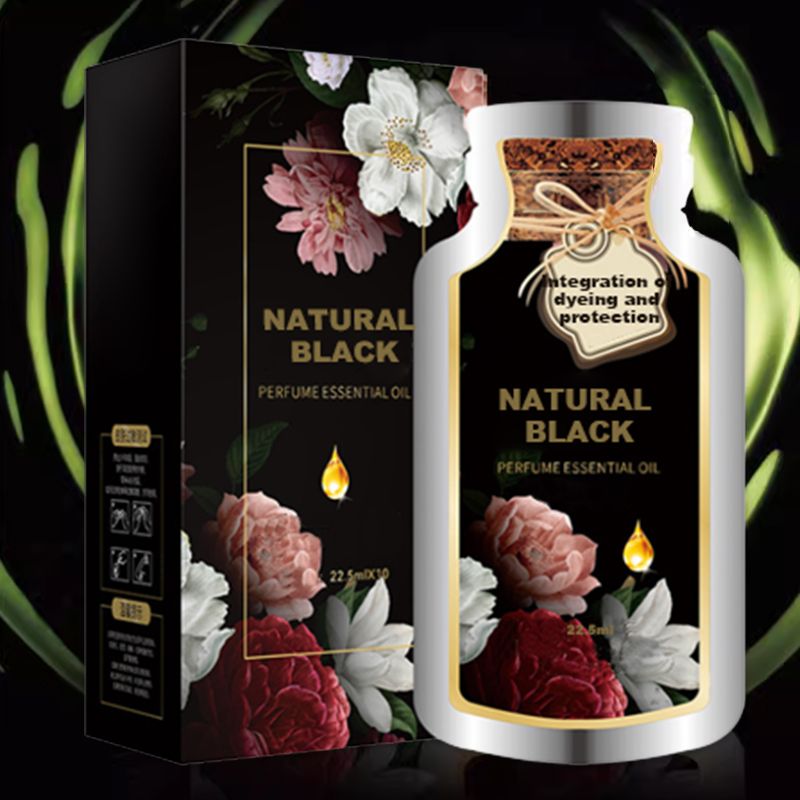 Tinte de cabello de burbujas de aceite esencial