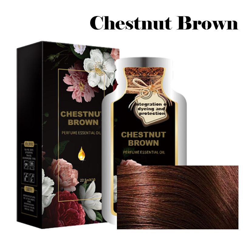 Tinte de cabello de burbujas de aceite esencial