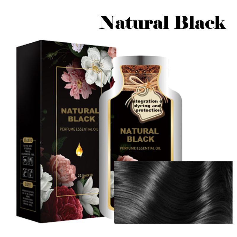 Tinte de cabello de burbujas de aceite esencial